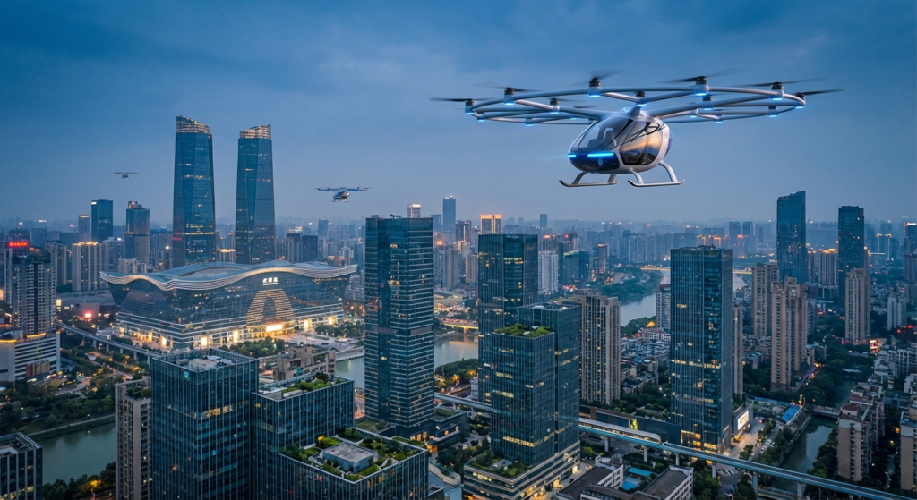 chengdu-realiza-primeiro-teste-de-taxi-aereo-tripulado-em-zona-urbana